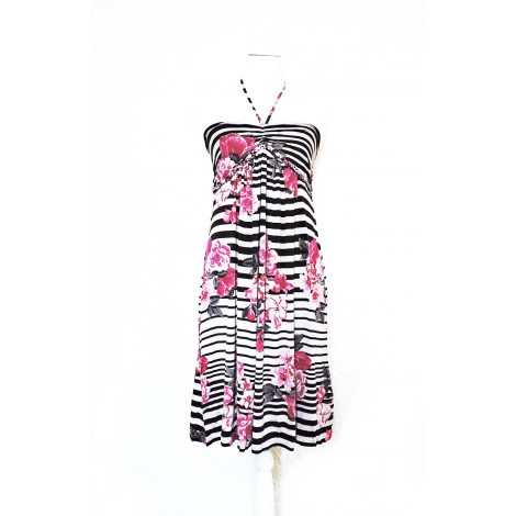 Vestido modal al cuello