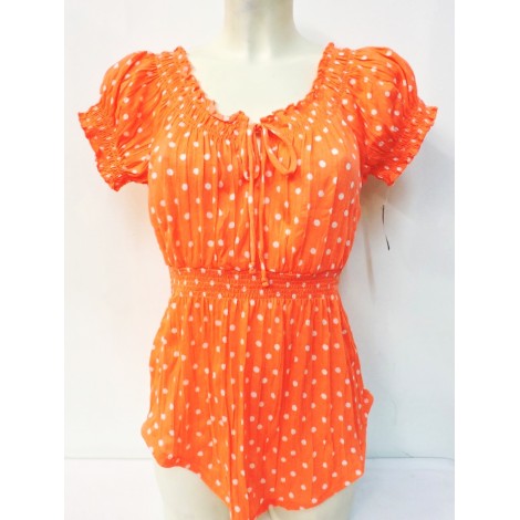 Blusa de dama naranja