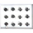 Anillo c/negro acero quirurgico x 12