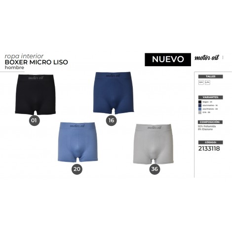 Boxer de microfibra hombre Motor Oil