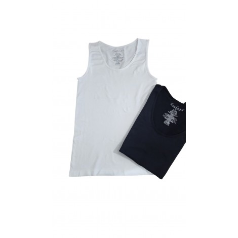 Musculosa de microfibra B. ancho