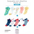 Soquete infantil pack x 5 Motor Oil