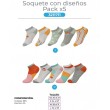 Soquete infantil pack x 5 Motor Oil