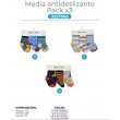 Medias de bebe c/antideslizante x 3 Motor Oil
