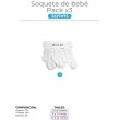 Medias de bebe c/antideslizante x 3 Motor Oil