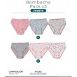 Bombacha de niña x 3 Emmanuelle
