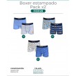 Boxer de niño x 2 Motor Oil