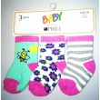 Medias de bebe abeja con felpa Prili x 3