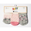 Medias de bebe Kitty s/felpa x 3 Prili