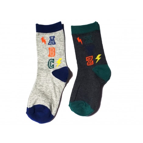 Medias infantiles ABC s/felpa x 2 Prili