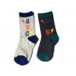 Medias infantiles ABC s/felpa x 2 Prili